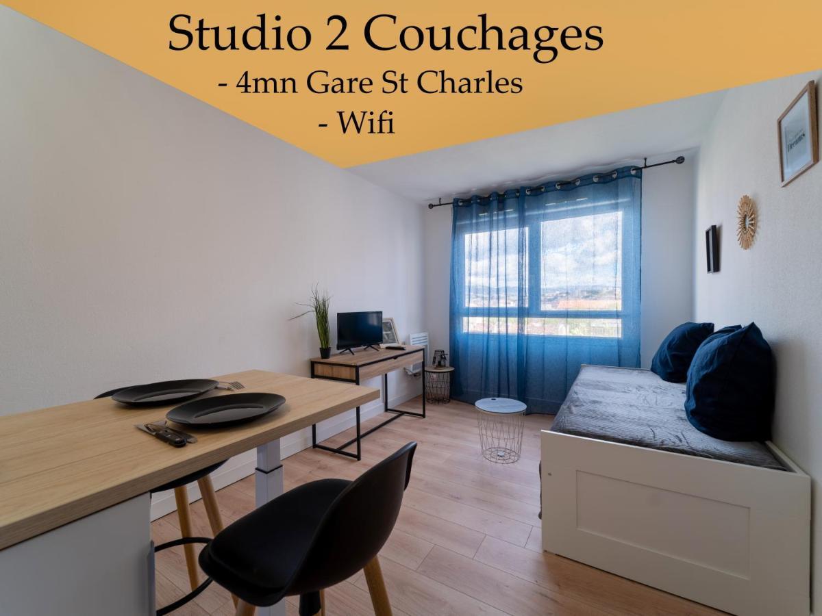 Appartement Climatise Avec Parking A 6Min A Pied De La Gare St Charles Marseille Bagian luar foto