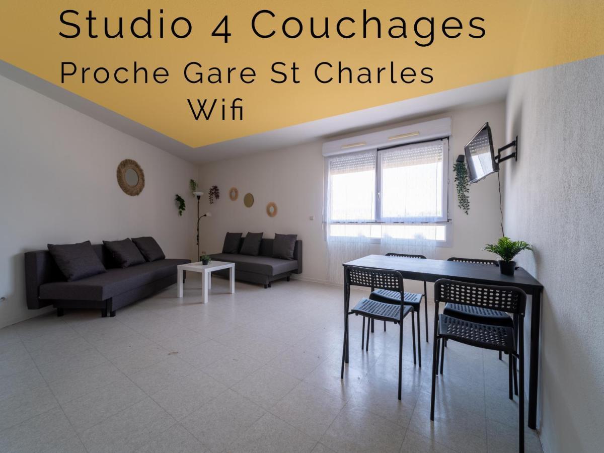 Appartement Climatise Avec Parking A 6Min A Pied De La Gare St Charles Marseille Bagian luar foto